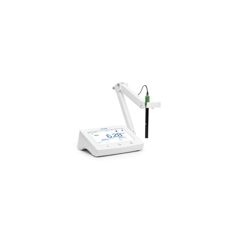 Medidor polarográfico avanzado de oxígeno disuelto de mesa, con adaptador de corriente, sin sonda