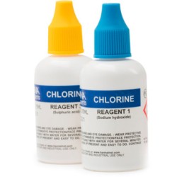 Reactivos de repuesto para el test kit de cloro libre HI3829F, 50 pruebas