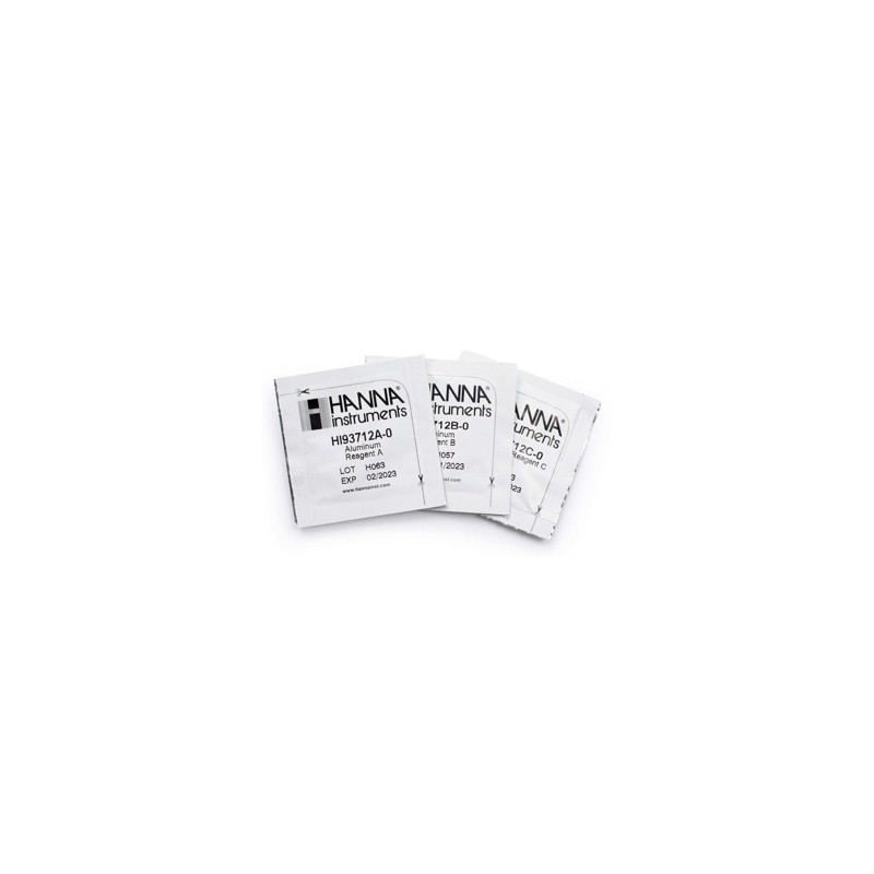 Reactivos para aluminio, método del aluminón, para 300 pruebas (Al)