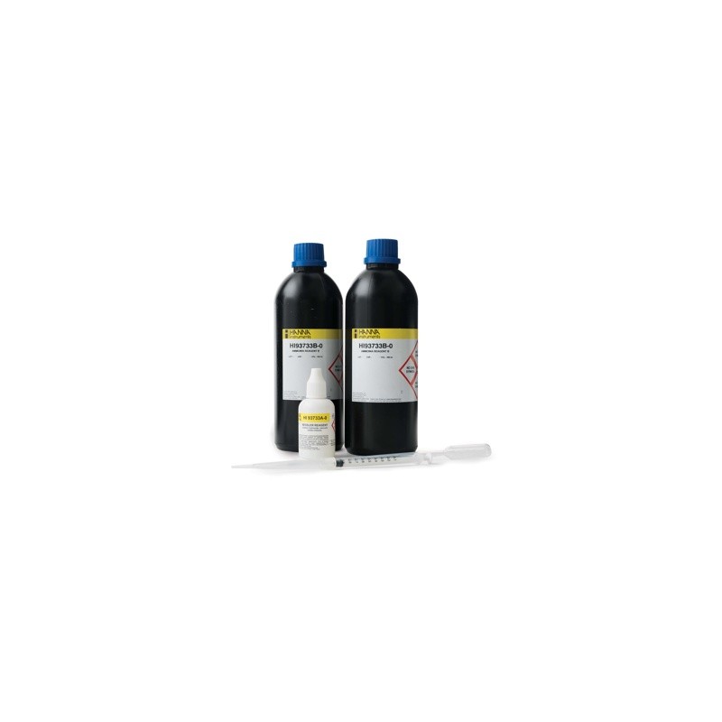 Reactivos para amoniaco intervalo alto, método Nessler, para 100 pruebas (NH4+ IA)