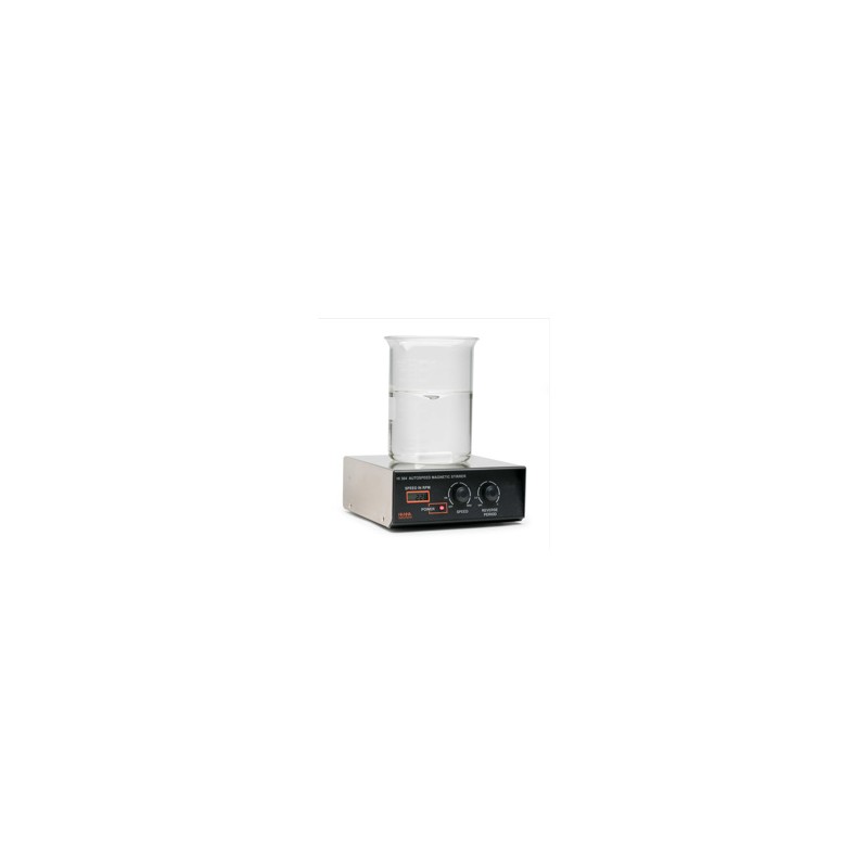 Agitador magnético, reversa automática, cubierta de acero inoxidable, LCD con tacómetro, 115 V