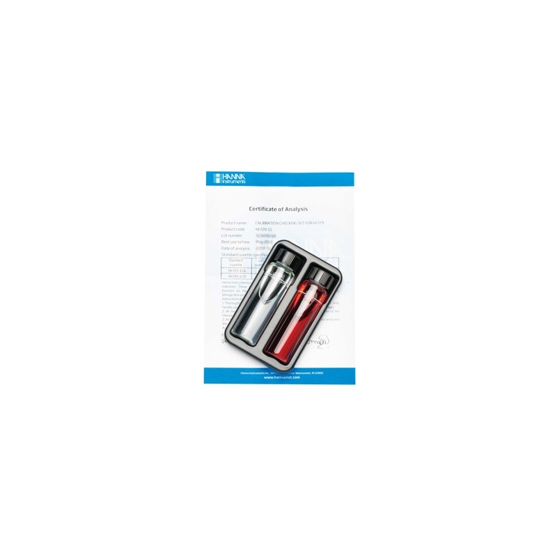 Conjunto de estándares de calibración de fluoruro intervalo  bajo (0 y 1.00 ppm)