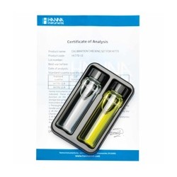 Conjunto de estándares para calibración de Checker HC de silice intervalo alto (0 and 100 ppm)