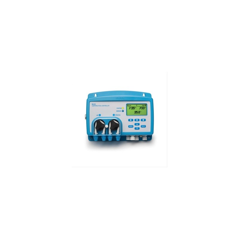 Controlador de pH/ORP/temperatura para piscinas con salidas analógicas, 115/230V