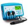 Controlador de piscina de pH / ORP / temperatura de celda de flujo montado en panel con ethernet par