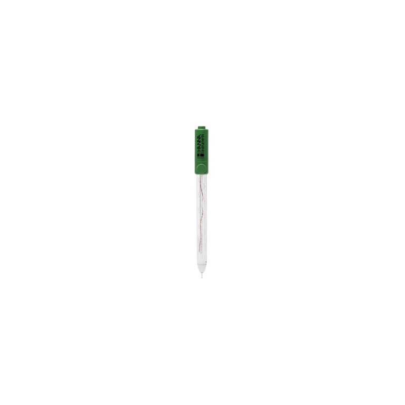 Electrodo de ORP con cuerpo de vidrio y conector DIN para HI8314-1