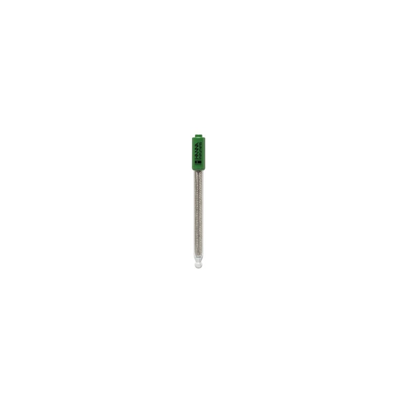 Electrodo de pH de media celda con cuerpo de vidrio y conector BNC